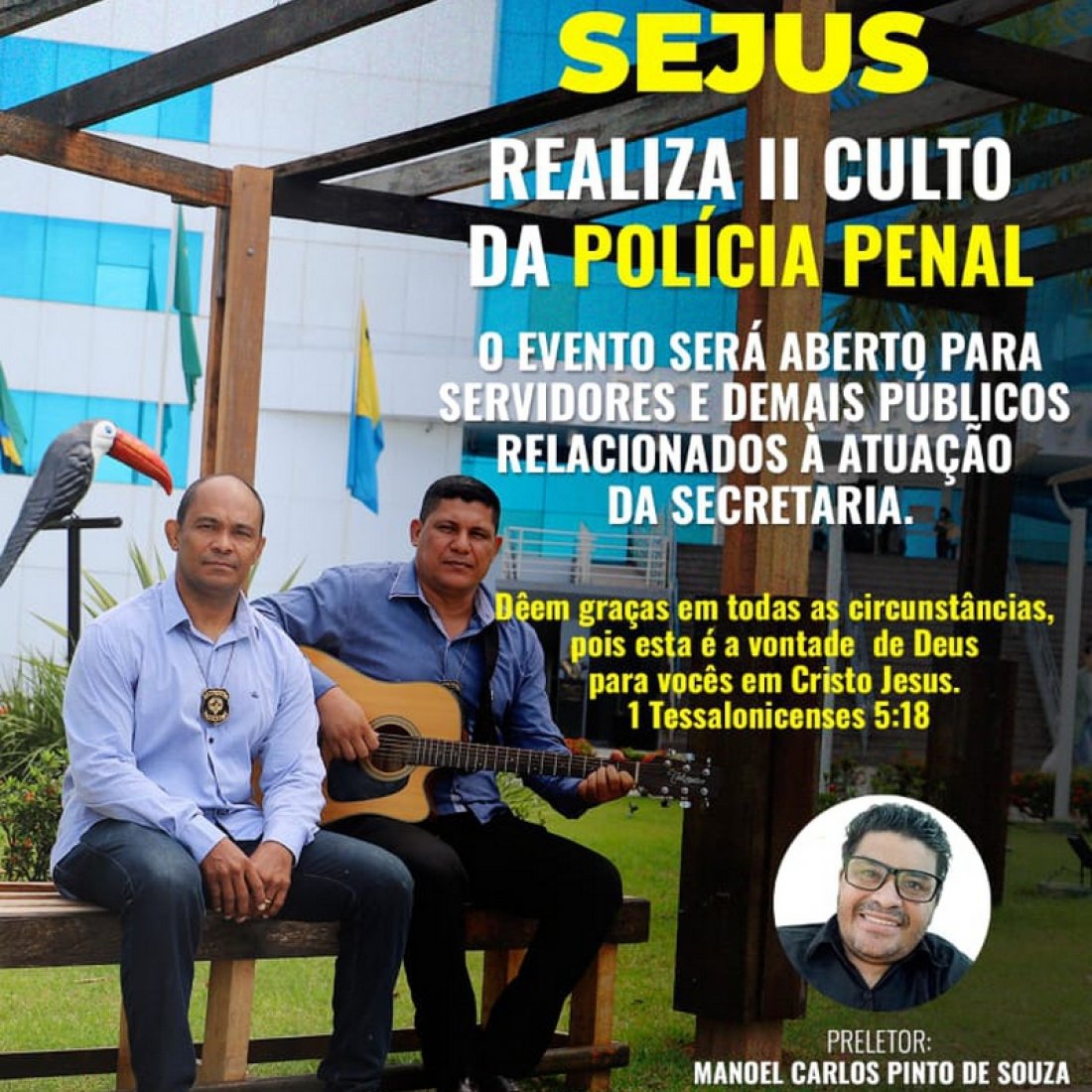 II Culto de Adoração e Louvor da Polícia Penal será no dia 15 de dezembro