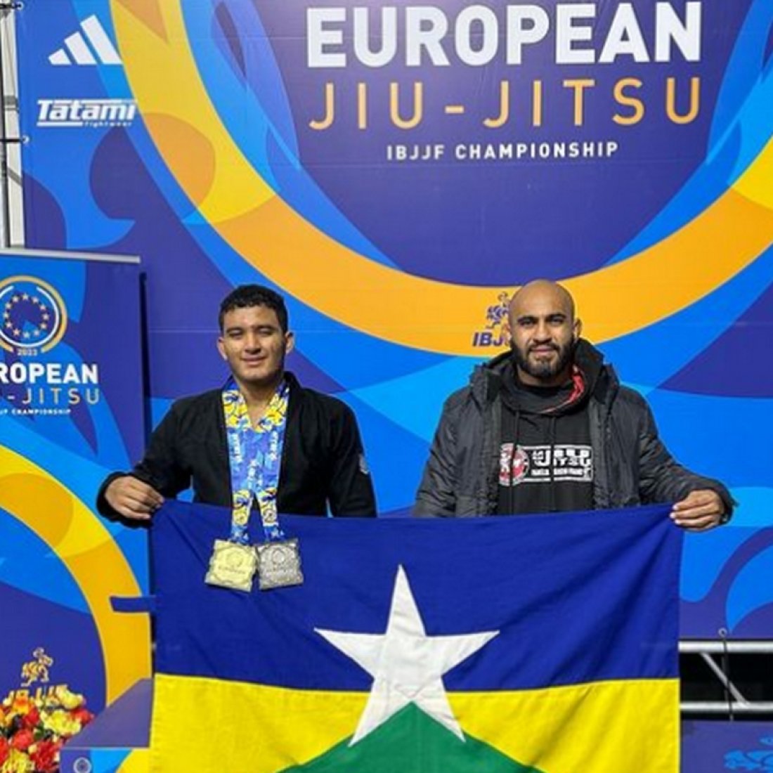 Singeperon parabeniza João Carlos, filho do Policial Penal Antônio Carlos, pela conquista no European Jiu-Jitsu 2023