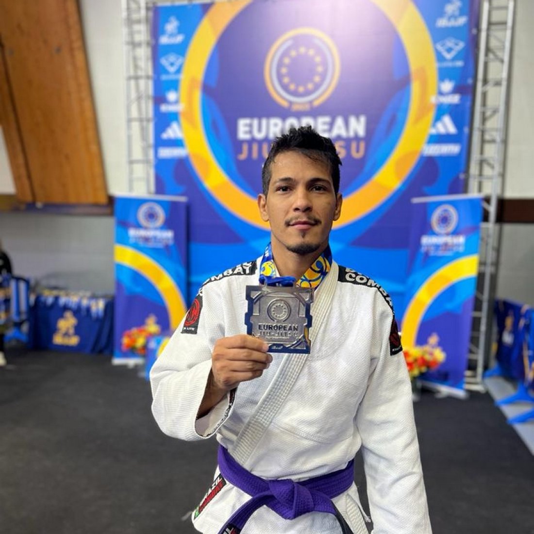 Policial Penal assegura medalha de prata para Rondônia em torneio de jiu-jitsu disputado na França