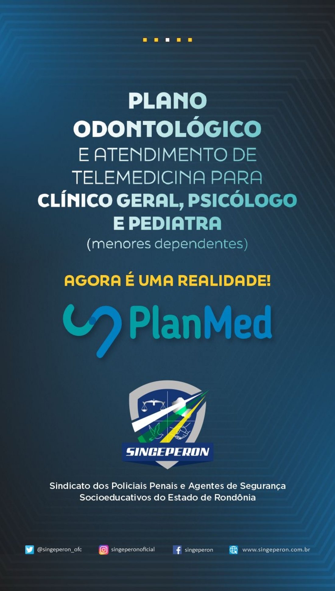 Singeperon amplia benefícios e fortalece cuidado com os filiados: plano odontológico, telemedicina e auxílio do...