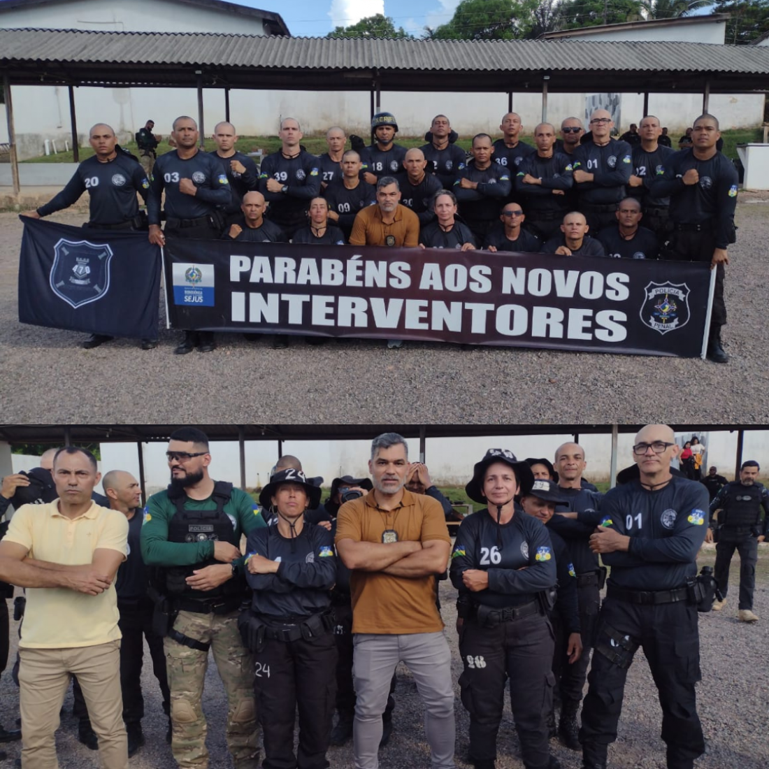 Singeperon participa da cerimônia de encerramento do III Curso de Intervenção em Ambiente Prisional