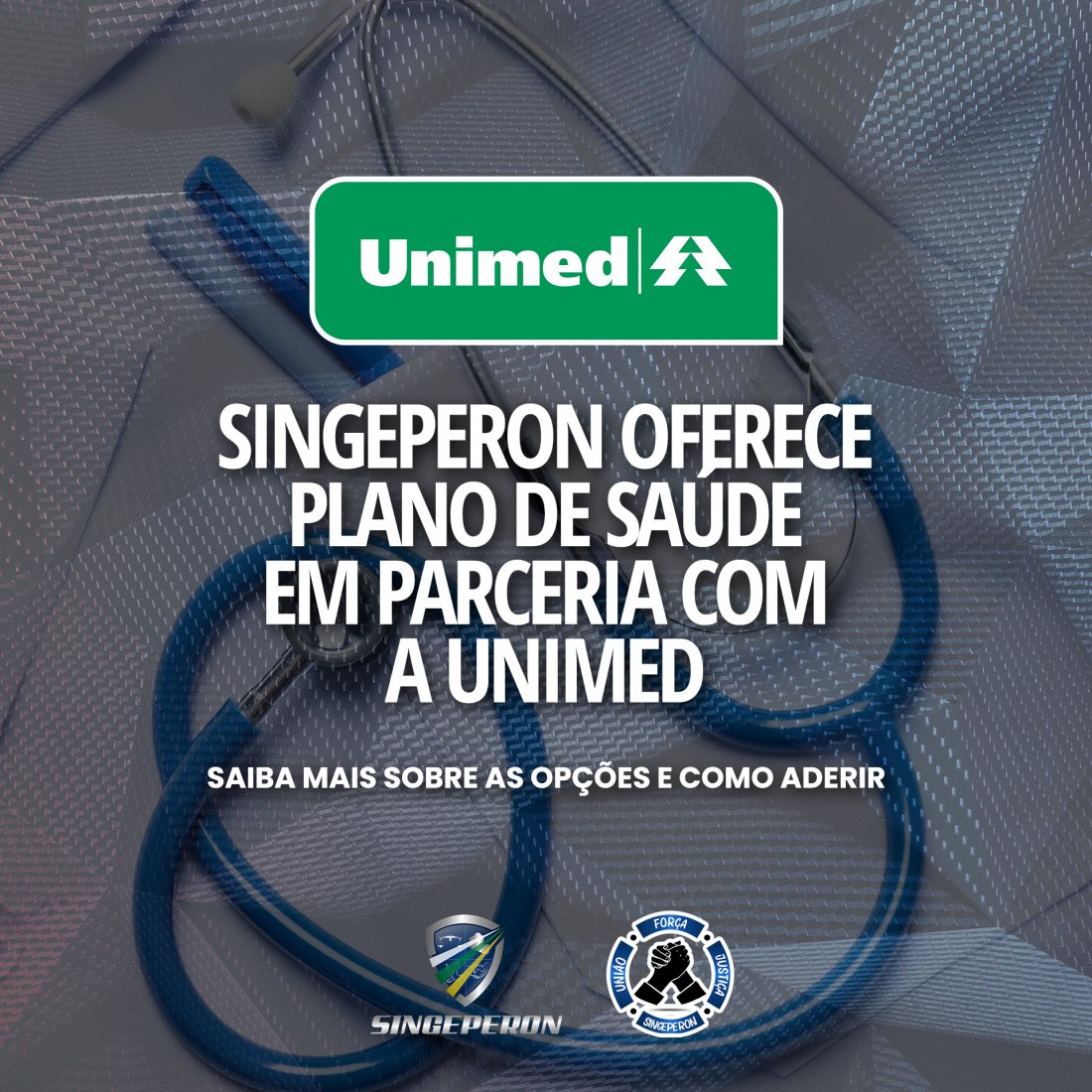 Singeperon faz parceria com Unimed para oferecer planos de saúde para seus filiados