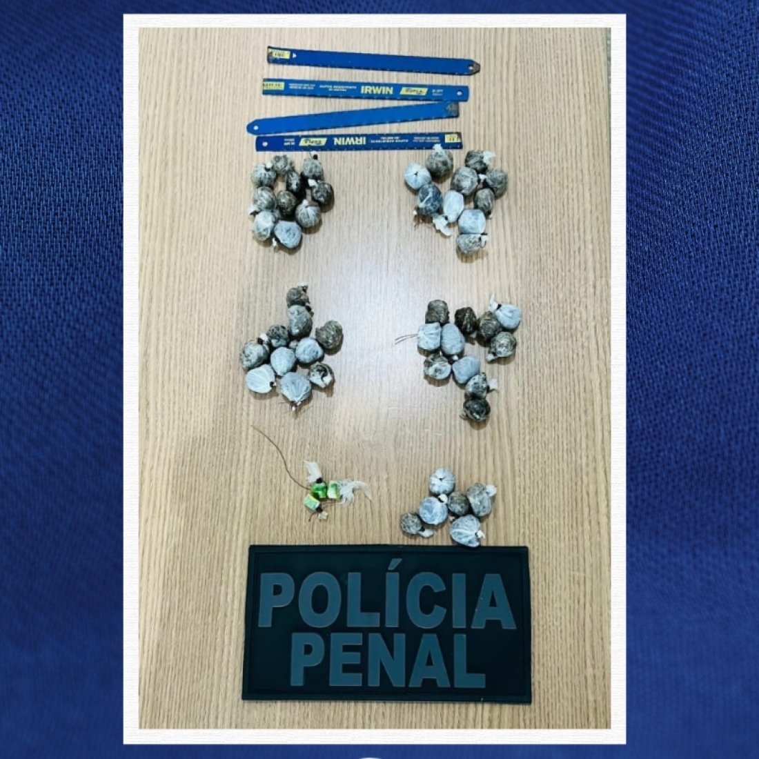 Policiais penais impedem entrada de drogas no Centro de Ressocialização de Ariquemes