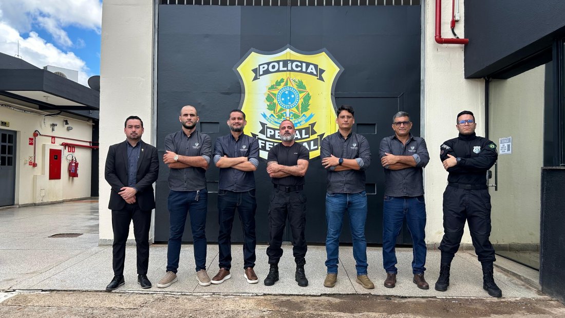 Diretoria do SINGEPERON realiza visita institucional à Penitenciária Federal de Porto Velho